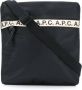A.P.C. Messenger tas met logostreep Zwart - Thumbnail 1