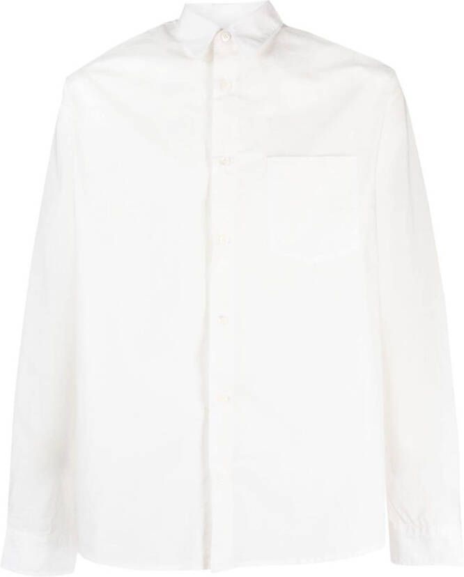 A.P.C. Overhemd met opgestikte zak Wit
