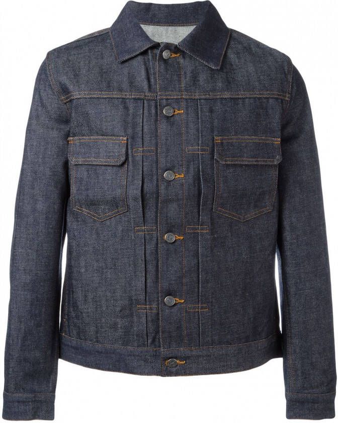 A.P.C. oversized denim jack Blauw
