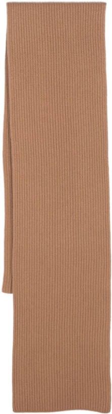 A.P.C. Ribgebreide sjaal Beige