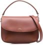 A.P.C. Sarah leren schoudertas Bruin - Thumbnail 1