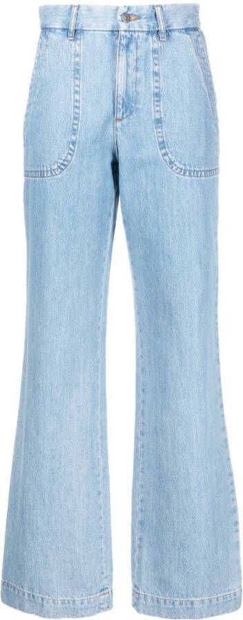 A.P.C. Flared jeans Blauw