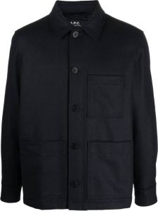 A.P.C. Shirtjack Blauw