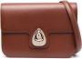 A.P.C. Astra leren schoudertas Bruin - Thumbnail 1
