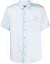 A.P.C. Linnen overhemd Blauw - Thumbnail 1