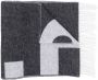 A.P.C. Sjaal met logo Zwart - Thumbnail 1