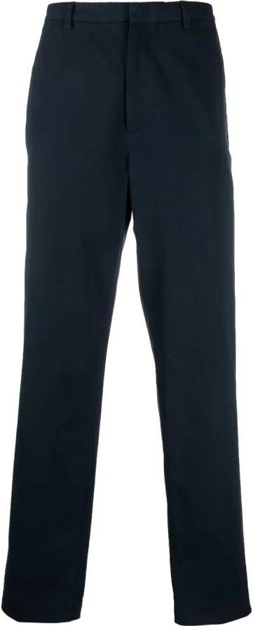 A.P.C. Slim-fit chino Blauw