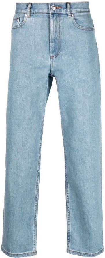 A.P.C. Straight jeans Blauw