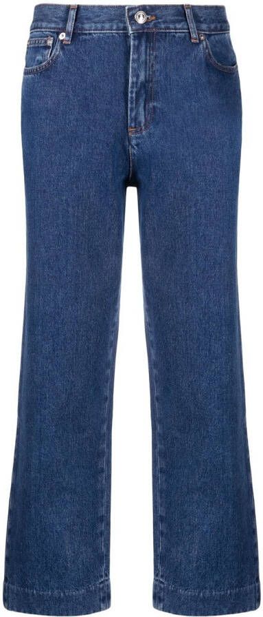 A.P.C. Straight jeans Blauw