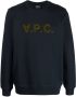 A.P.C. Sweater met logoprint Blauw - Thumbnail 1