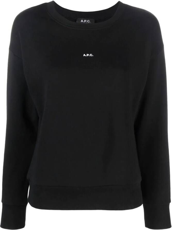 A.P.C. Sweater met ronde hals Zwart