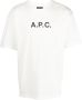 A.P.C. T-shirt met logoprint Wit - Thumbnail 1