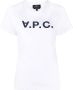 A.P.C. T-shirt met logoprint Wit - Thumbnail 1