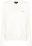 A.P.C. Trui met geborduurd logo Beige - Thumbnail 1