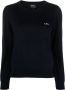 A.P.C. Trui met geborduurd logo Blauw - Thumbnail 1