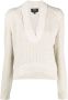 A.P.C. Trui met V-hals Beige - Thumbnail 1