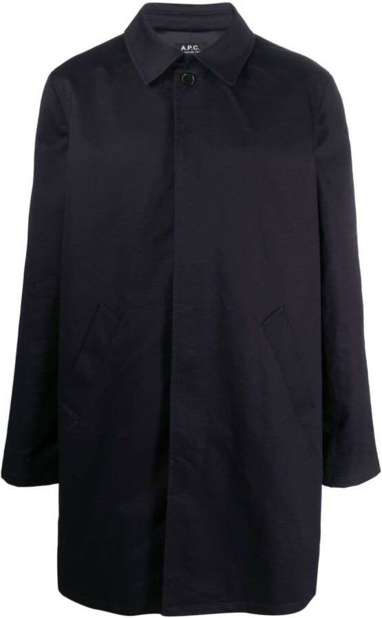 A.P.C. Ville regenjas Blauw