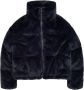 Apparis Donsjack van imitatiebont Blauw - Thumbnail 1