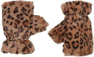 Apparis Vingerloze handschoenen Bruin