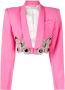 AREA Blazer met borduurwerk Roze - Thumbnail 1
