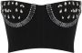 AREA Strapless top Zwart - Thumbnail 1