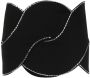 AREA Mini-rok met kristallen Zwart - Thumbnail 1