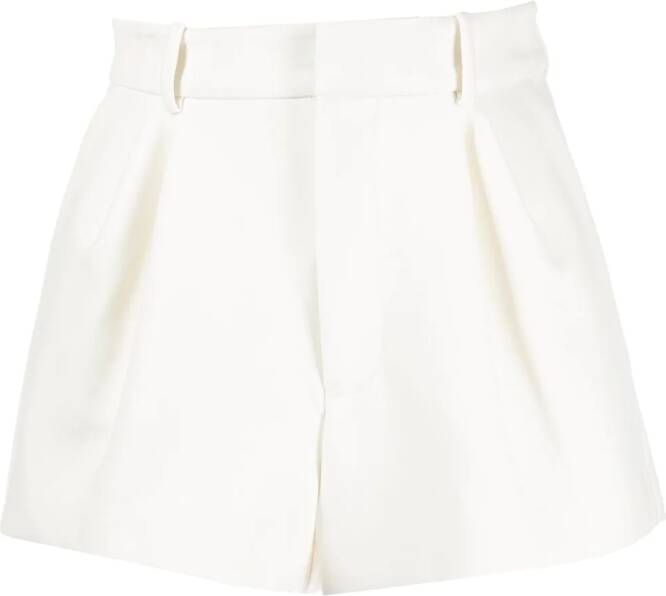 AREA Shorts met kristallen Wit