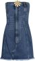AREA Strapless mini-jurk Blauw - Thumbnail 1
