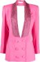 AREA Mini-jurk verfraaid met kristallen Roze - Thumbnail 1