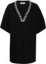 AREA T-shirtjurk verfraaid met kristallen Zwart - Thumbnail 1
