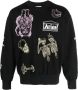 Aries Sweater met logoprint Zwart - Thumbnail 1