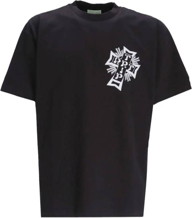 Aries Katoenen T-shirt Zwart