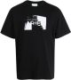 Aries T-shirt met logoprint Zwart - Thumbnail 1