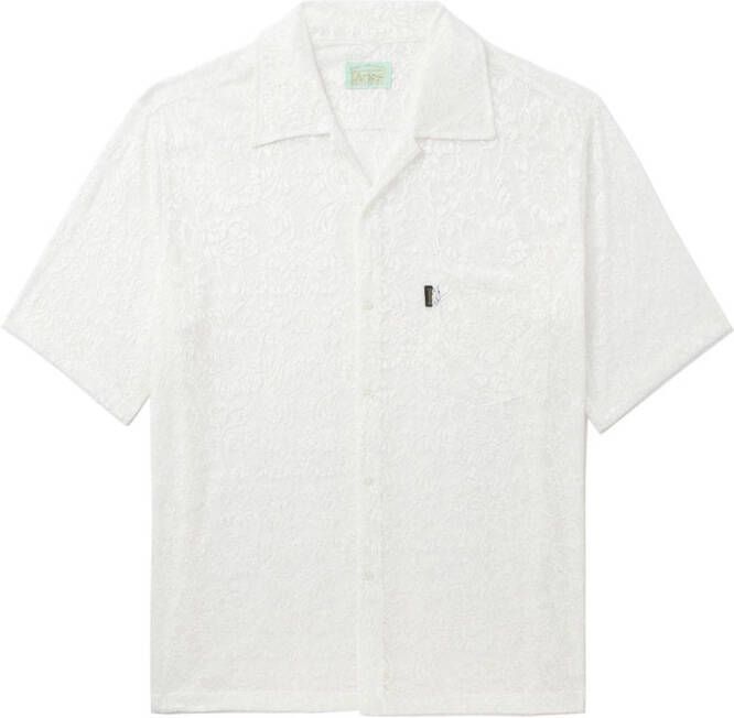 Aries Overhemd met korte mouwen Wit