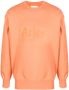 Aries Sweater met geborduurd logo Oranje - Thumbnail 1