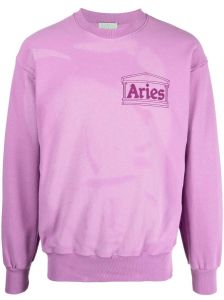 Aries Sweater met logo Roze