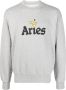 Aries Sweater met logoprint Grijs - Thumbnail 1