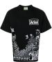Aries T-shirt met grafische print Zwart - Thumbnail 1