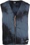 Aries Bodywarmer met tie-dye print Zwart - Thumbnail 1