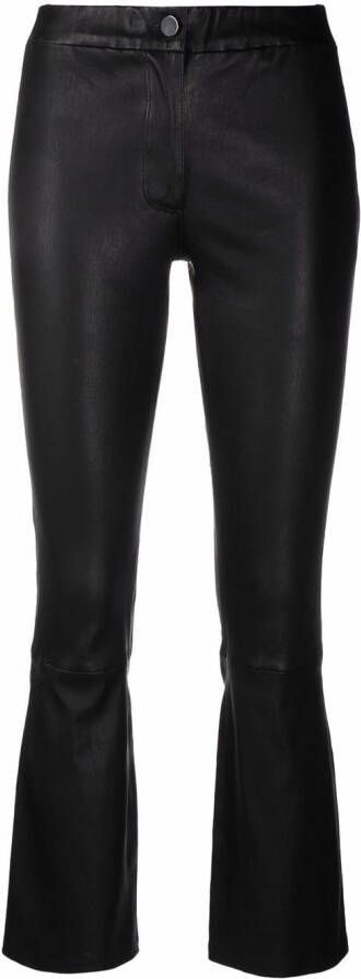Arma Leren broek Zwart