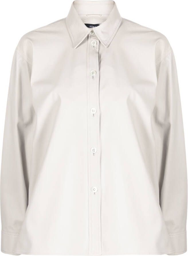 Arma Effen blouse Beige