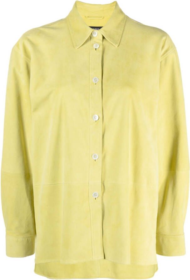 Arma Suède blouse Groen