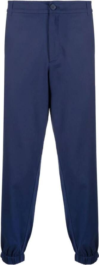 Armani Exchange Broek met toelopende pijpen Blauw