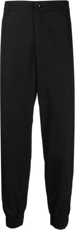 Armani Exchange Broek met toelopende pijpen Zwart