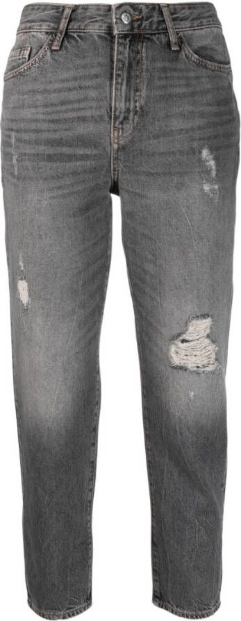 Armani Exchange Cropped jeans Grijs