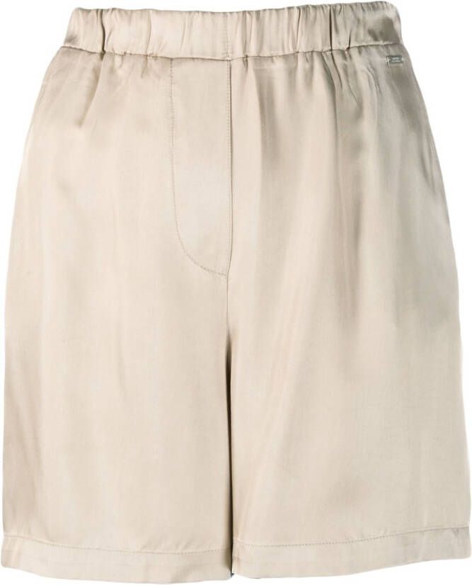 Armani Exchange Shorts met elastische taille Groen