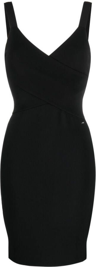 Armani Exchange Getailleerde jurk Zwart