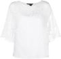 Armani Exchange Semi-doorzichtige blouse Wit - Thumbnail 1