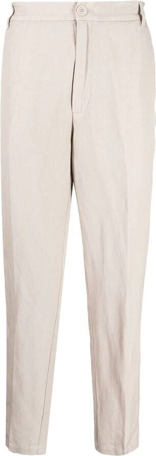 Armani Exchange High waist broek Bruin