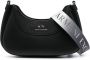 Armani Exchange Leren crossbodytas Zwart - Thumbnail 1